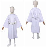 Kinder Mädchen Cosplay Prinzessin Leia Kostüm Outfits